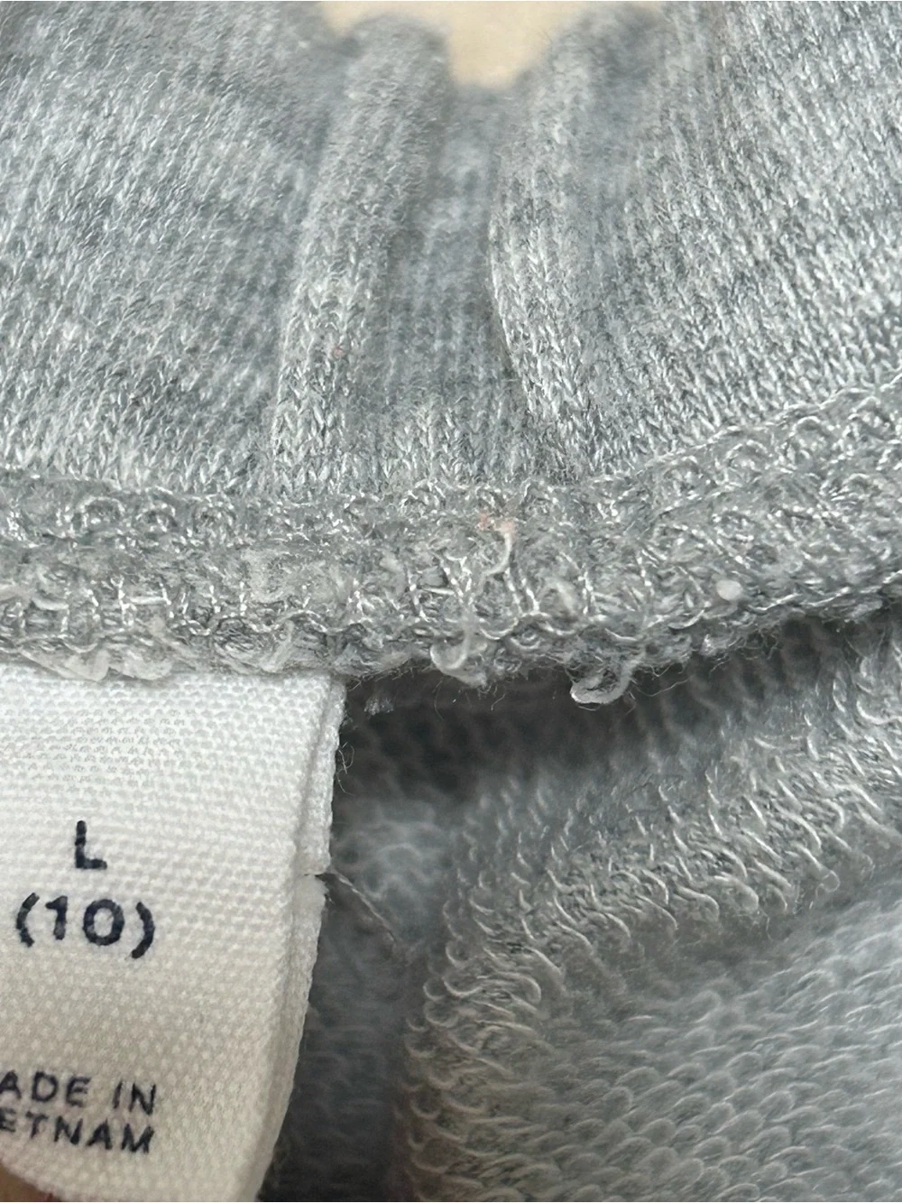 Gap Kids Shorts Girls Large 10 Gray Fleece Sweatshorts Embroidered Sequin Logo